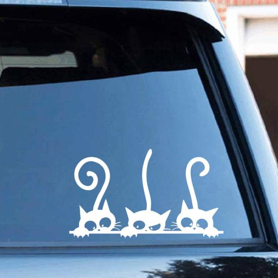 Cute Car Sticker Adorable Wide Use Good Visual Effect