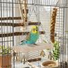 Wear-Resistant Bird Hanging Swing with Hook Parrot Cage Hut  Small Pet Entertainment