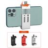 Professional Phone Tripod Mount Adapter Aluminum Cellphone Holder with Adjustable Clamp for Selfie Stick Monopod