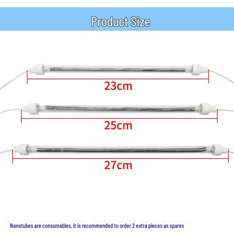 Quartz Glass Heating Tube for Fireplace and Heater, 220V