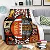 Football Theme Home Customize Your Name Blanket Comfortable Soft Lightweight Allseason Multipurpose Blanket For Picnics Sofas Offices Beds Living