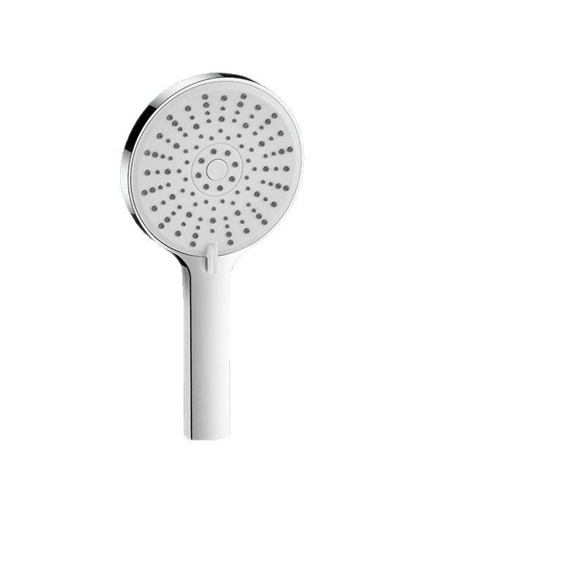 Handheld Pressurized Rain Shower Head with Turbine Nozzle for Household Use