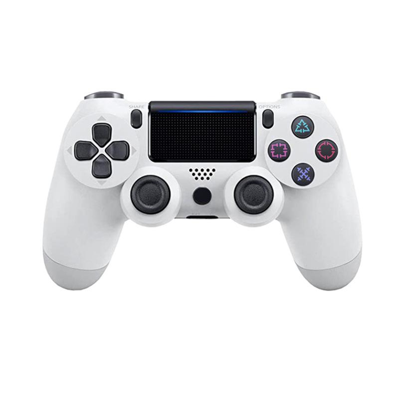 Wireless Bluetooth Controller for PS4, Dual Motors Dual Vibration Gamepad Compatible with PS4