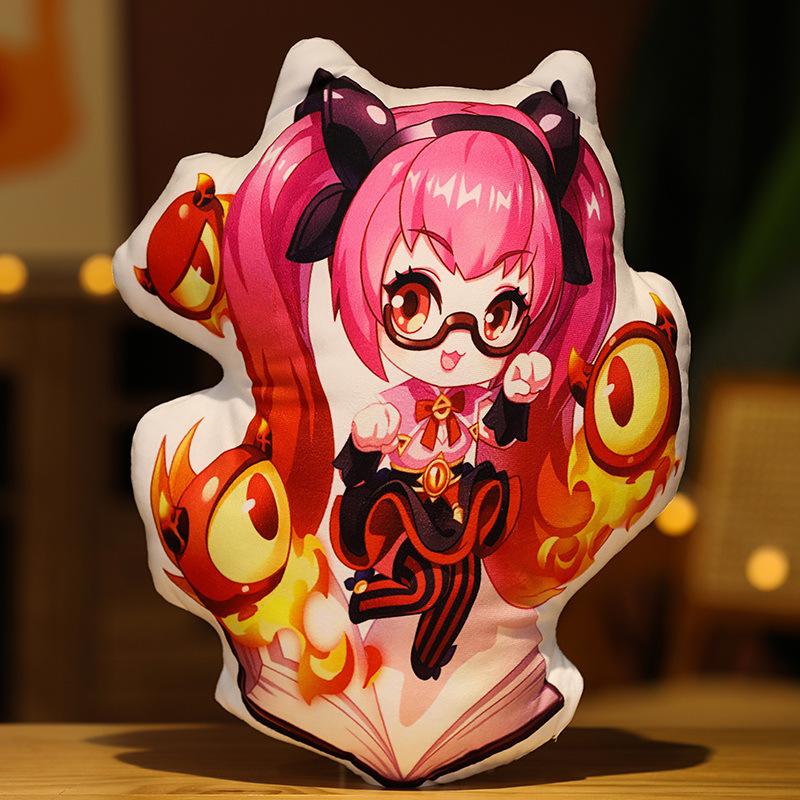 King Quality Premium Glory Video Game Hero Plush Cushion Pillow Soft Crystal Velvet Cartoon Print