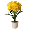Daffodils Artificial Flower In Pot Yellow Spring Daffodils 35