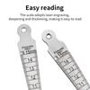 Stainless Steel Wedge Feeler Ruler 0-15mm Welding Taper Ruler Hole Inspection Tool Gap Gauge