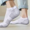 YUEDGE Breathable and White Sneaker Socks for and Sizes 5 Pairs Men's Socks, Odor-Resistant, Cotton, Golf, Tennis, Running, Training, 25-27cm,