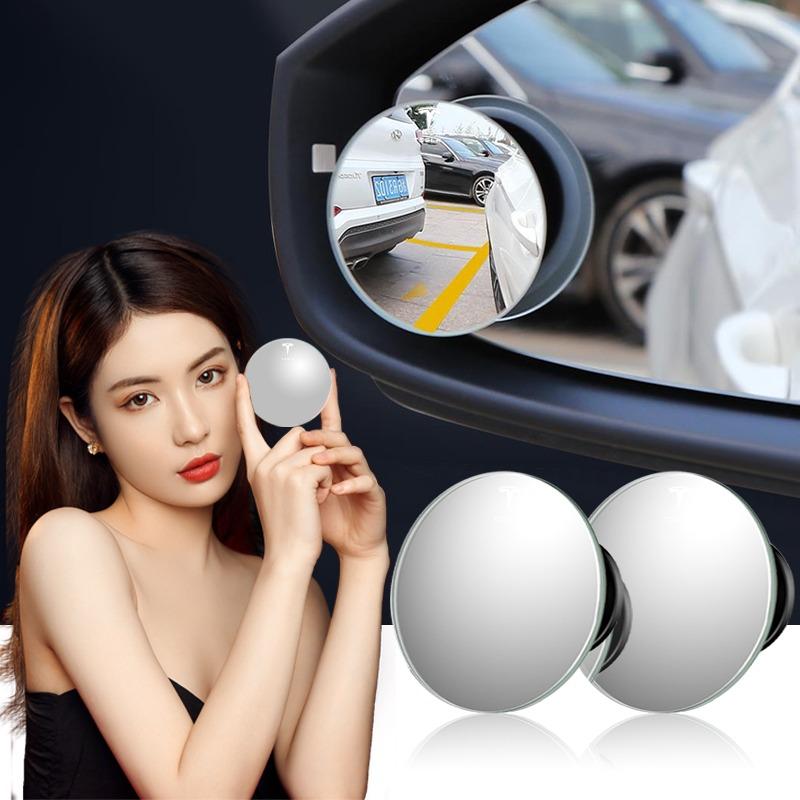 Adjustable 360 Degree Car Blind Spot Rear View Mirror Wide Angle Car Styling For Tesla Model 3 Model S Model X Y Roadster Performance