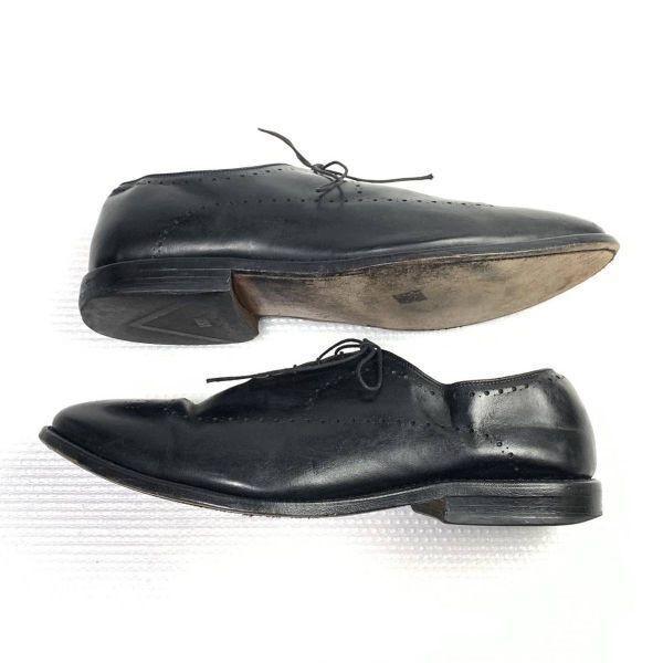 80-tal 90-tal Vintage Allen Edmonds Fairfax Storlek 11.5D 28.5 29.5cm Wholecut Kostymskor Svart(BEGAGNAD)