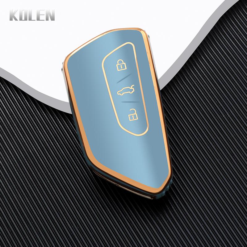 Tpu Car Remote Key Cover Case Shell Fob For Vw Volkswagen Golf 8 For Skoda Octavia A8 Mk8 Mk4 For Seat Leon Mk4 Cupra Formentor