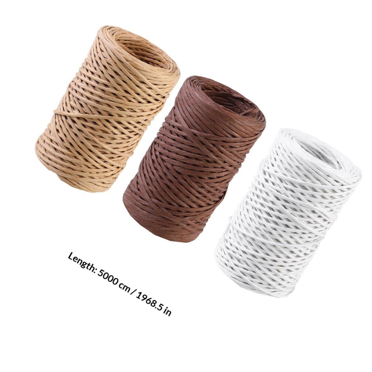 

1 Roll 5000Cm Flower Binding Rope Floral Art Iron Wire for Gift Wrapping Party Decor DIY Crafts Gardening Fresh Flower білий