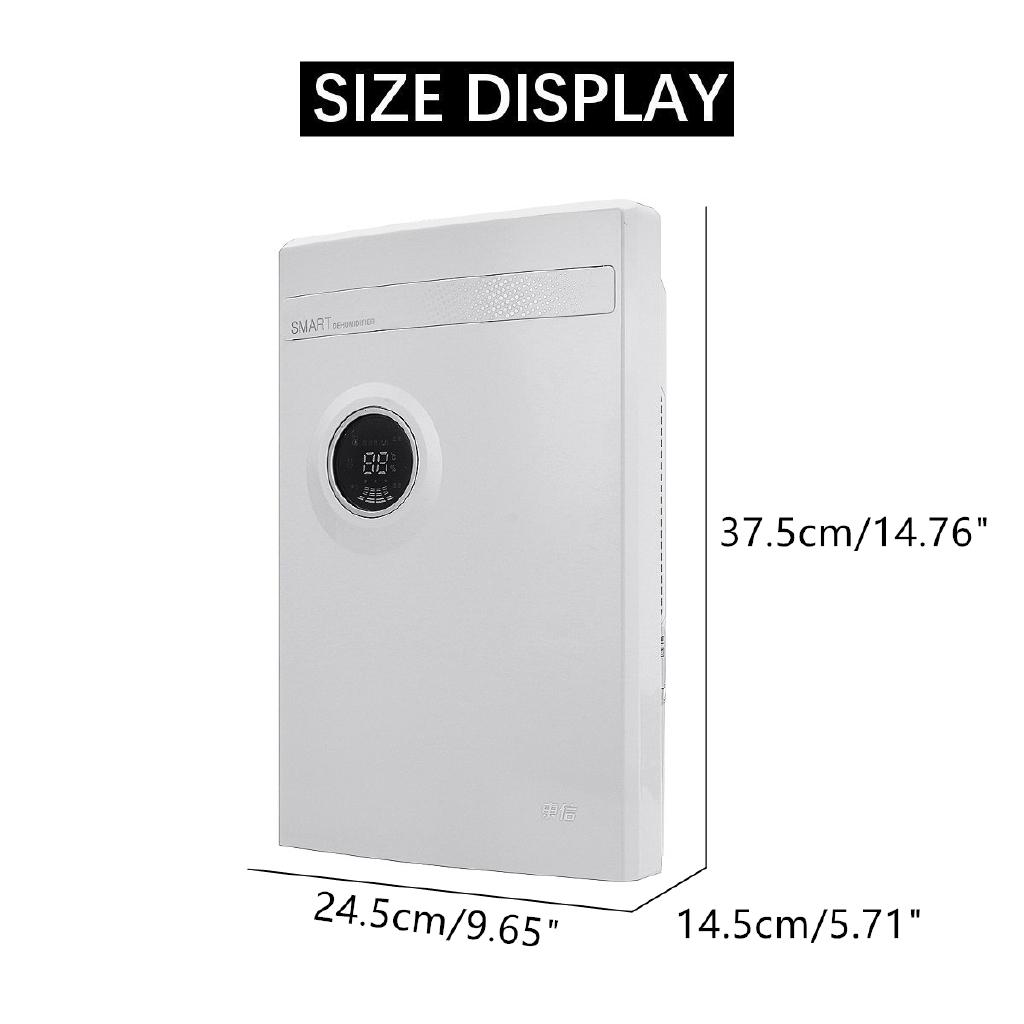 220V 2200ml Smart Dehumidifier LED Screen Air Conditioning Purification Dehumidifiers Air Dryer Machine Bedroom Basement Home
