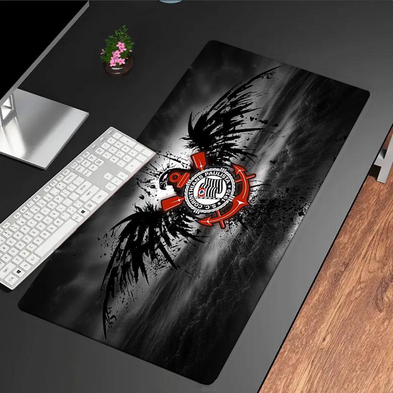 Sport Club Corinthians Paulista3 mouse pad, rubber base, esports desk mat, mouse pad for gamers and office use, gaming desk , easy to clean mat