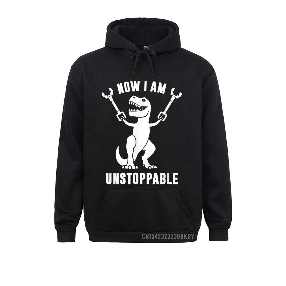 

Забавная толстовка с принтом T-Rex Now I Am Unstoppable, толстовки на день дурака, одежда с длинными рукавами и 3D принтом, толстовки 2021 г.