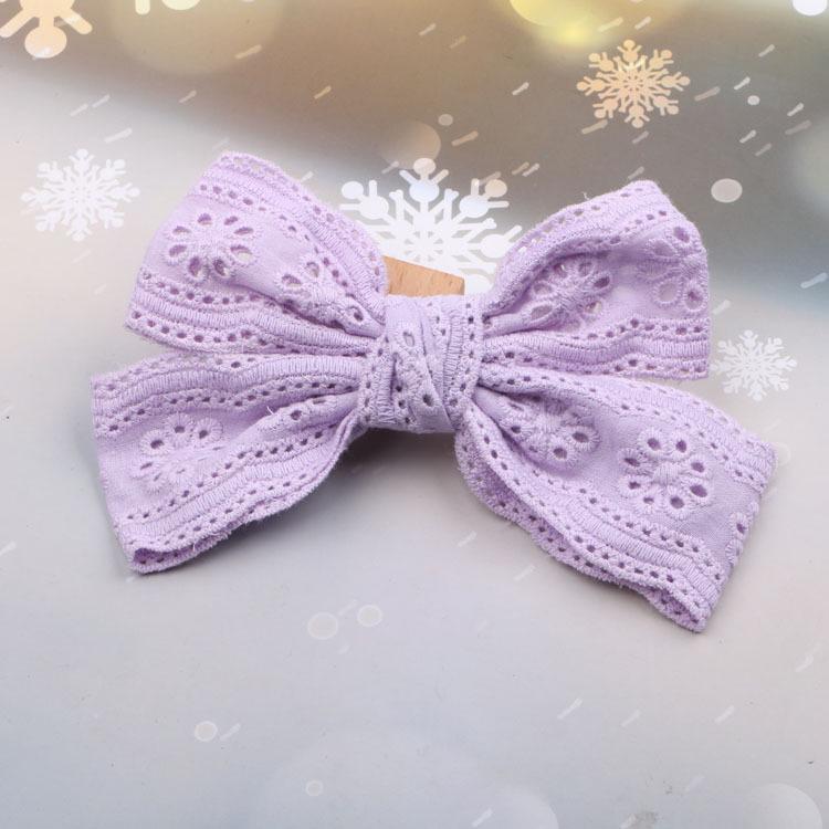 Kids' Lace Bow Hair Clip - Korean Style, Versatile DIY Accessory for Girls' Ponytails
