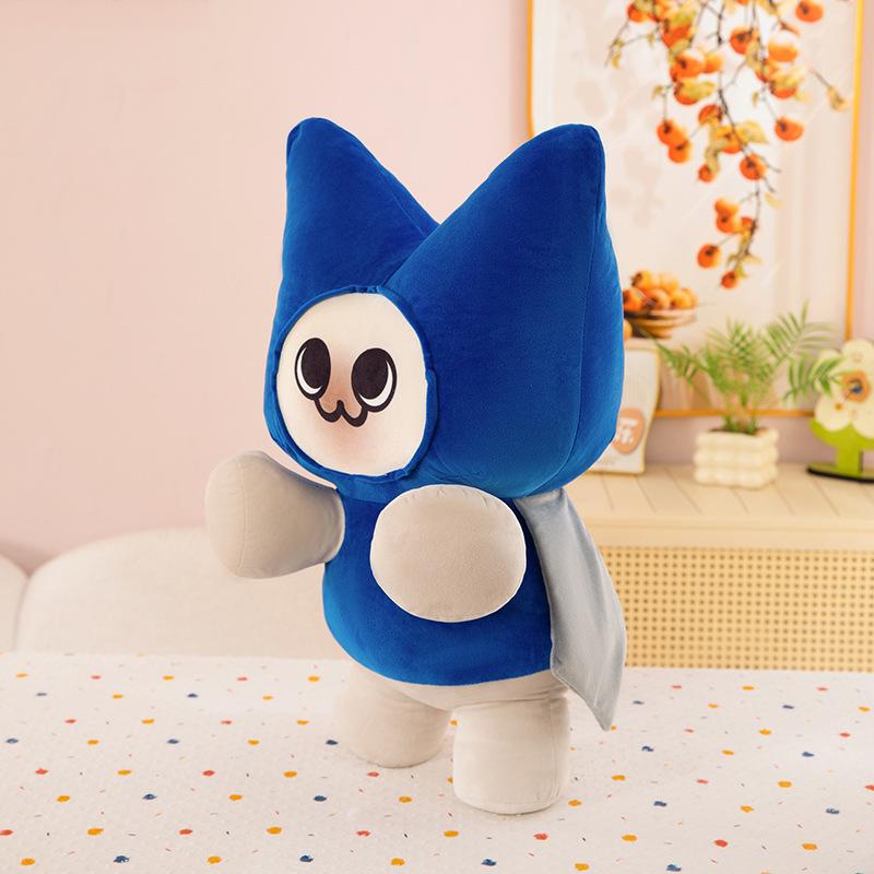 New Cute Cute Cat Series Doll Throw Pillow Elu Cat Monster Hunter Plush Toy for Girlfriend