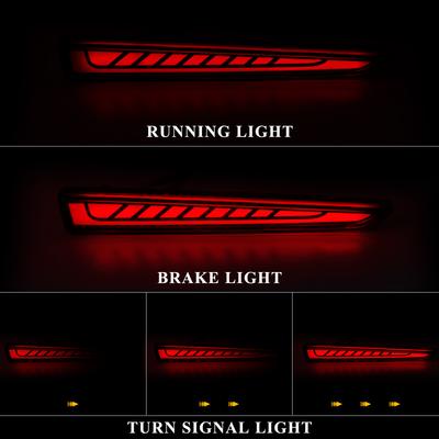 For Toyota Raize 2019 2020 2025 2025 LED Rear Bumper Reflector Light Auto Brake Warning Lamp Turn Signal Fog Car Accessories