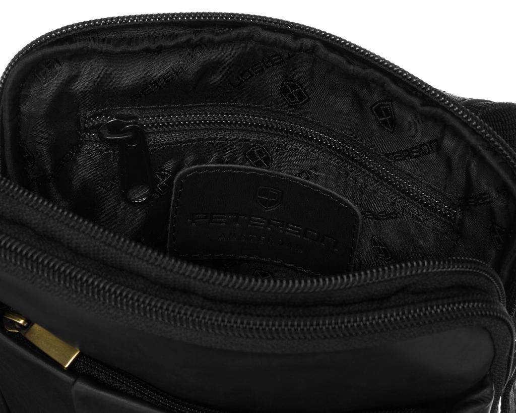 PTN M22E-OPU-6798 Black Leather Bag