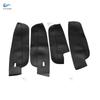 For VW Tiguan 2017 2018  4pcs Microfiber Leather Interior Door Handle Armrest Panel Cover Protective Trim