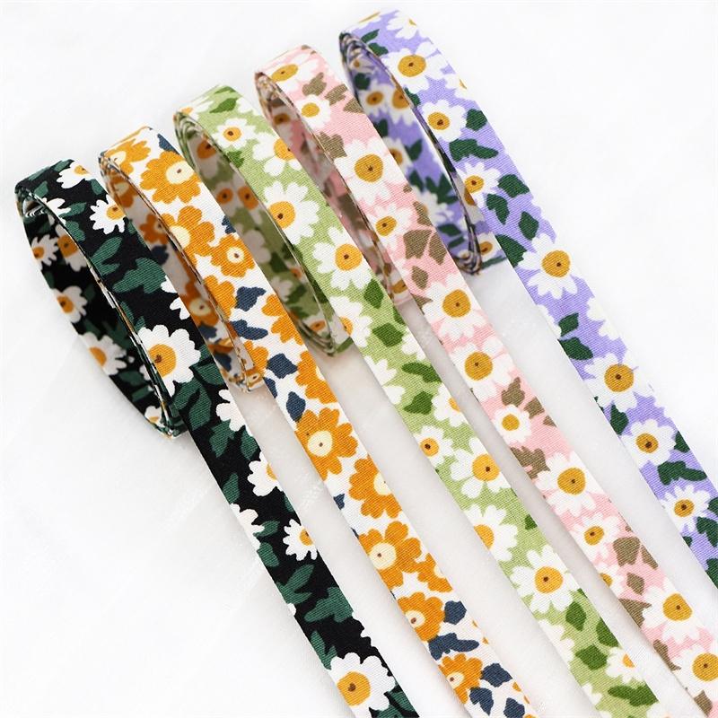 1m Flower Ribbon for Pet Collar Material Accessories Decorative Ribbons DIY Hair Bows Handmade