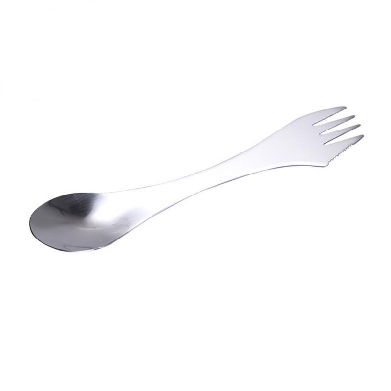 Tableware Portable Fork Spoon Stainless Steel New Kitchen Accessories Western Food Tableware Spoon And Fork Integrated Tableware