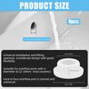 9PCS Rubber Sink Overflow Cap, 24MM Bathroom Sink Overflow Cover for Most 22-24MM Dia Sink Hole & Silicone Overflow Hole Cover Cap Outlet Plug for