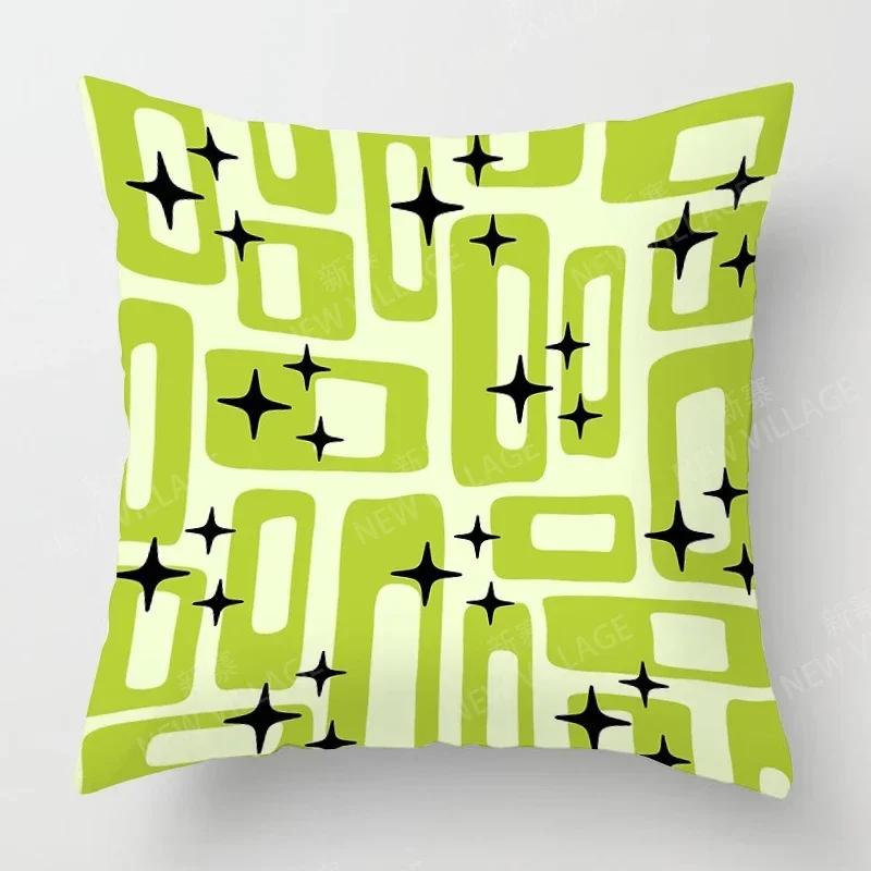 Nordic Fall Home Decor Autumn Throw Pillow Case Sofa Cushion Cover Modern  Geometry