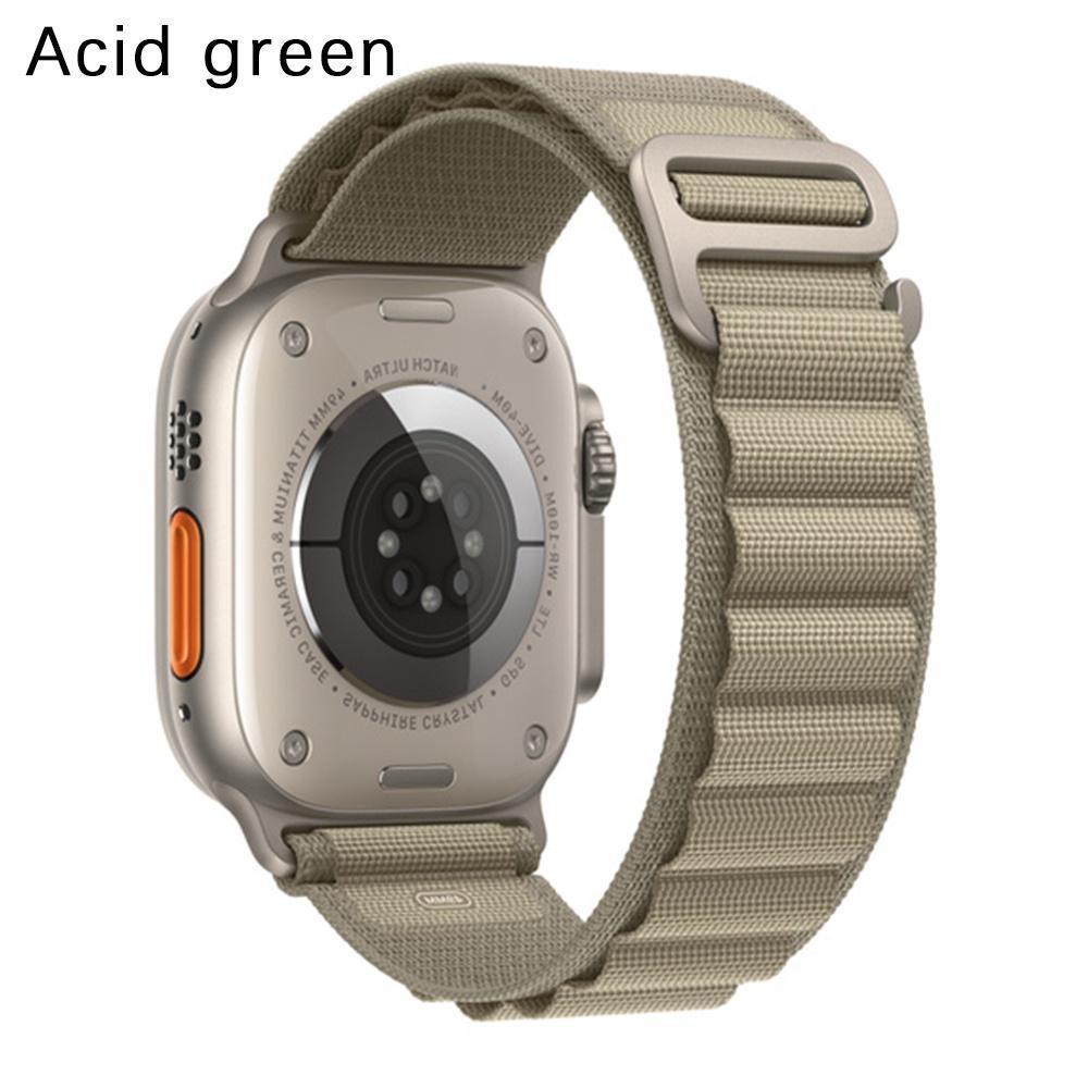 Alpine Loop Band for Apple Watch Ultra 2/Ultra 49mm 45mm 41mm 44mm 40mm 42mm Sport Nylon Outdool Breathable Strap for iWatch Series 9 8 7 SE 6 5 4 3