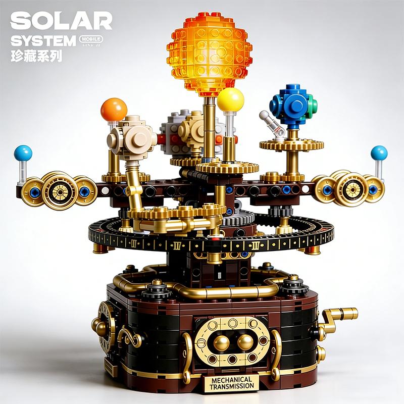 High-Quality Mechanical High-Quality Solar High-Quality System High-Quality Planetarium High-Quality Building High-Quality Block Collection kit -