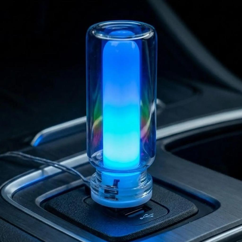 Candle Light with Color-Changing USB Car Simulated Ambient Lighting Durable Energy-Efficient Eco-Friendly Sturdy Wear-Resistant