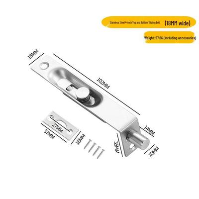 Stainless Steel Concealed Door Bolt Latch