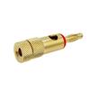 20pcs/Set 4mm Banana Plug Pure Copper Gold Plated Speaker Wire Amplifiers Audio Video Connectors