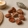 Brecciated Jasper Tumbled Stones Large African 6 Pieces