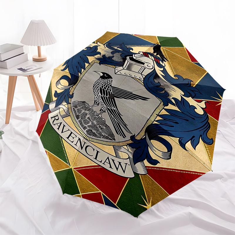 1pc Ravenclaw Crest Umbrella with Plastic Handle,Suitable for All Seasons Travel Outdoor Multi-functional UmbrellaDCS065