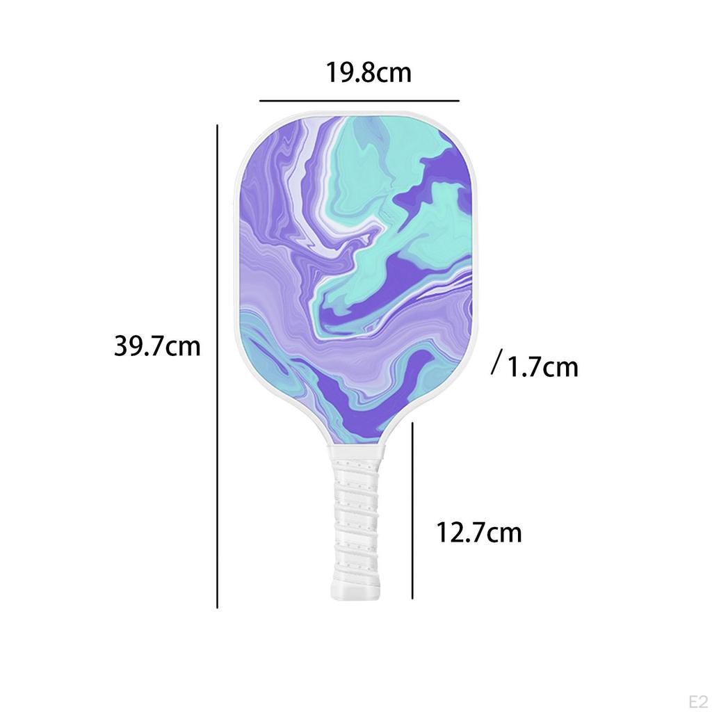 Pickleball Racket Racquet High Density Fiberglass Outdoor Equipment Single Paddle for Men