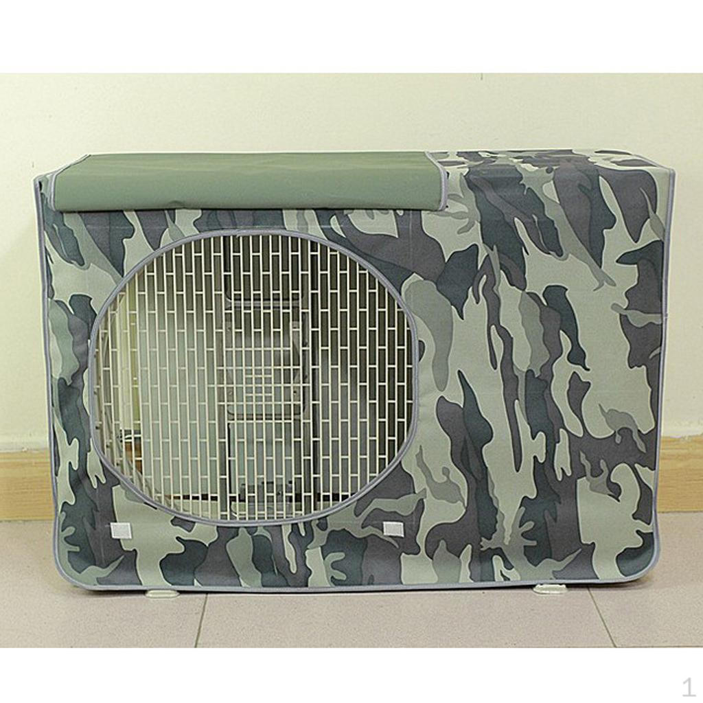 

Outdoor Working Air Conditioner Cover Dust Rain Snow Proof 74x54x26cm Grey Camouflage