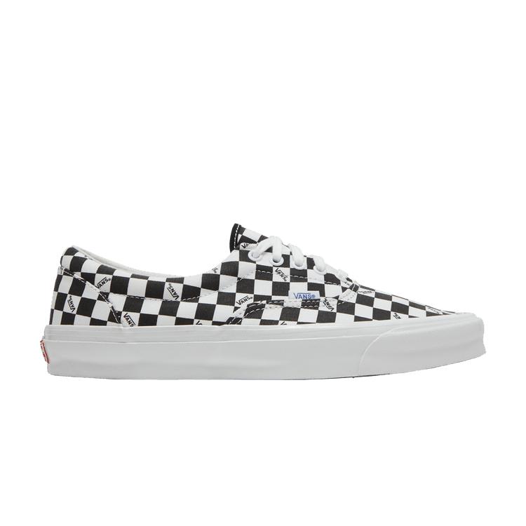 Vans OG Era LX  Checkerboard Logo - Black  36.5