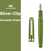 JINHAO 82 Fountain Pen Gold Trim Acrylic Barrel Silver Clip for Writing Calligraphy Signature School Office Supplies Stationery