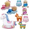 1st Birthday Baby Bottle Foil Balloon - Cloud Theme for Boys & Girls
