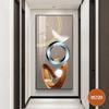 JINGRUIXIANG Vertical Entryway & Corridor Decorative Canvas Painting