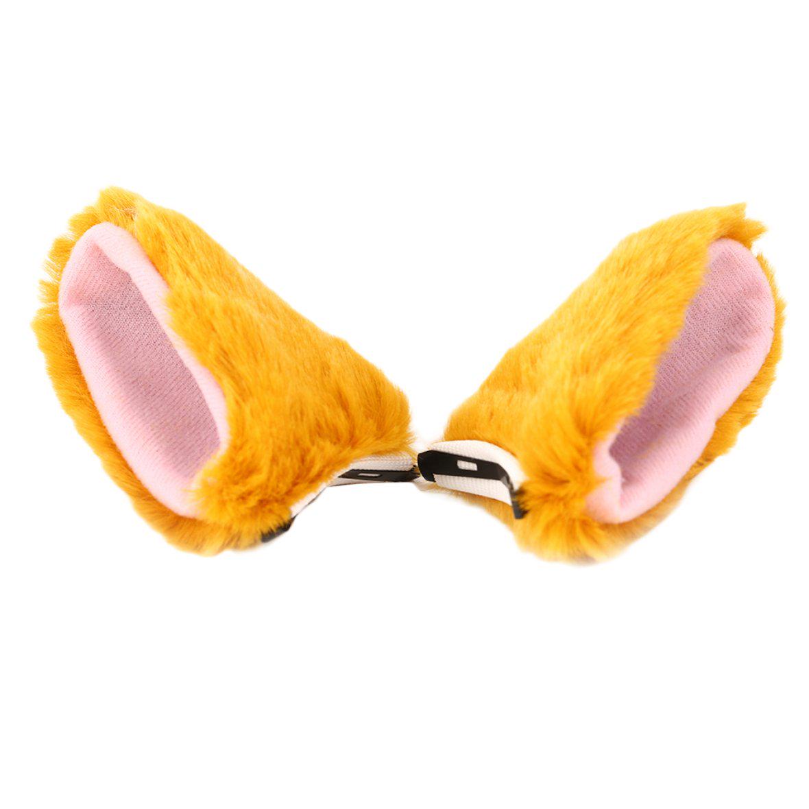 

Ccvv Мода Очаровательные Женщины Леди Косплей Вечеринка Кошачьи Ушки Меховая Заколка для Волос Костюм для Вечеринки жёлтый