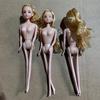 Blonde Hair Nude Doll Body, 23cm Jointed Movable Figure for DIY Dress-up and Accessories