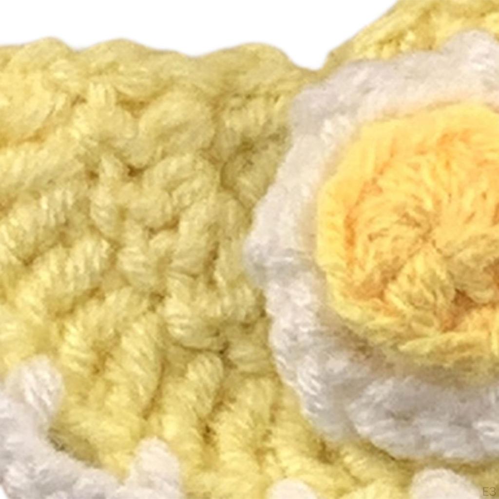 Knitted Bib Crafted From Woolen Yarn for Plush Toys - Versatile Outfit Piece