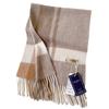100 Albas cashmere white scarf for women's winter new couple thickened dual-purpose warm scarf