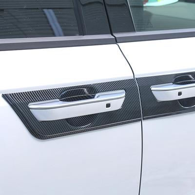 Για Kia Carnival 2022 Αυτοκίνητο Αξεσουάρ Κάλυμμα Πλαίσιο Διακόσμησης Χερούλι Πόρτας Αυτοκινήτου Αυτοκόλλητο ABS Carbon Εξωτερικό