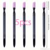 5pcs Nail Set: Dual Tip Quartz& Ceramic Nail Care Kit- Cuticle, Dead Skin Removal, 45 ° Angle Nail Pusher& Buffer Suitable