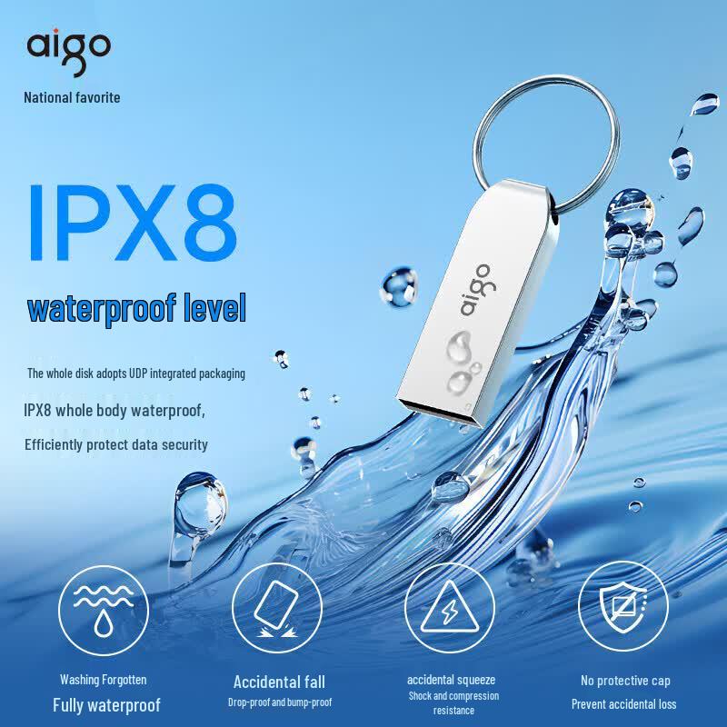 Металлический USB-накопитель aigo U268 USB 2.0