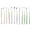 False Eyelash Tweezers for Eyelash Extension Stainless Steel Tweezers with Curved And Elastic Handle Makeup Eyelash Tool for Professional Makeup