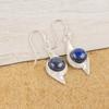 Lapis Lazuli Pendant Handmade Gemstone Jewelry, 925 Solid Sterling Silver Earrings ,Unique Design Jewelry Earrings For Her