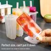 Cute Popsicle Molds with Lids for Homemade Ice Cream - Set of 4